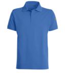 ESD antistatic polo shirt, short sleeve with 3 hidden buttons, certified En 1149-5, EN 61340-5-1:2007, color white  POAS21.AM